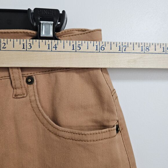 NWT Mud Pie Crawford Wide Leg Cropped Jeans Women's XL (32x26) Burnt Orange - Picture 5 of 11